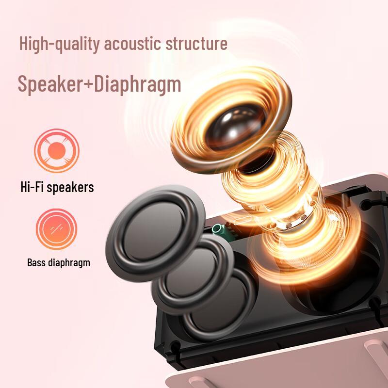 SANSUI All-in-One KTV Karaoke Bluetooth Speaker with Dynamic Lyrics Display