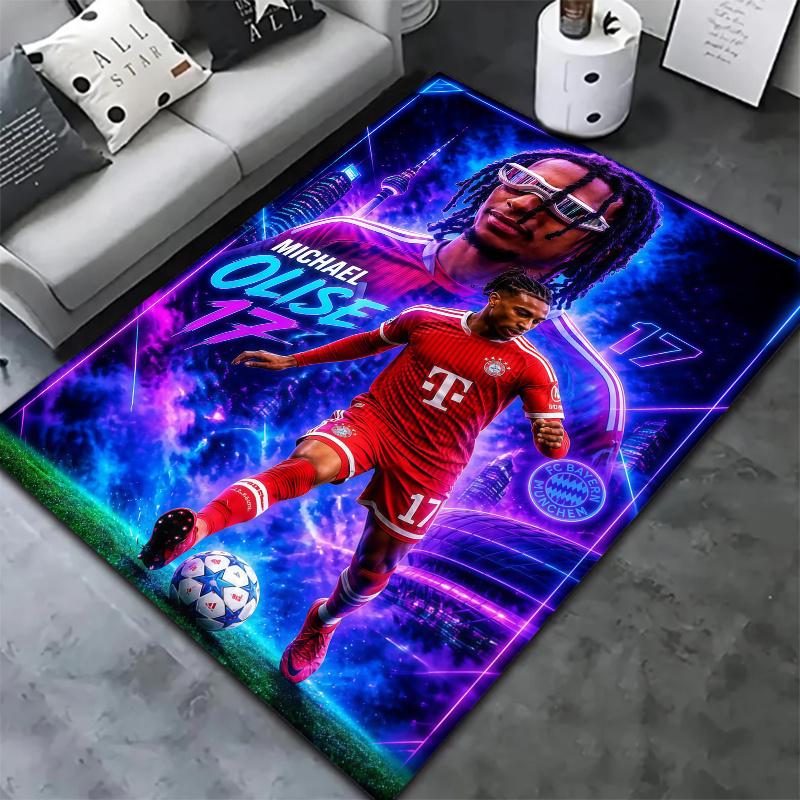 Bayern Munich Football Jersey Carpet Rug For Living Room Bedroom Home Sofa Decoration Kids Play Nonslip Floor Mat