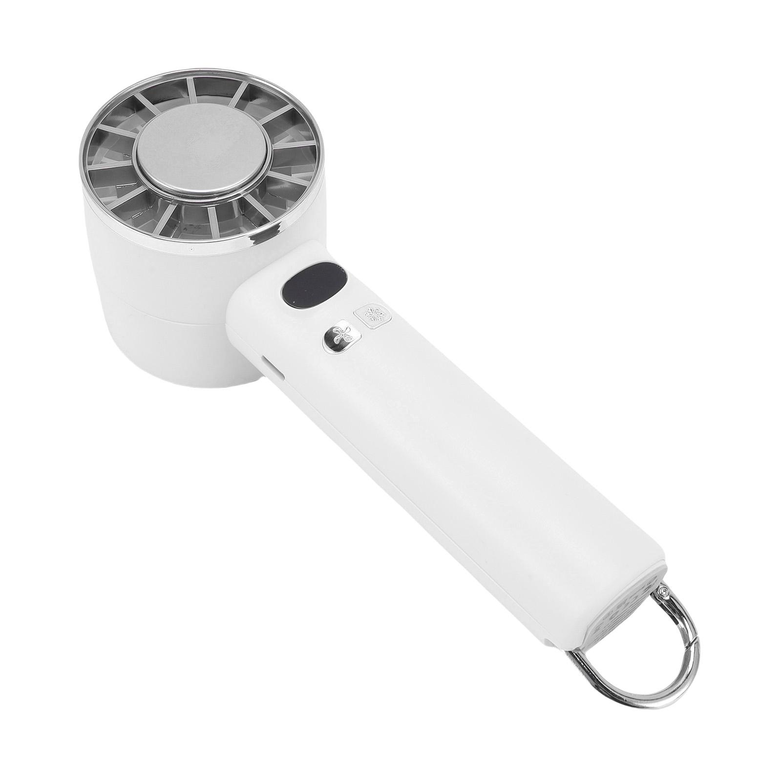 Portable Handheld Fan Low Noise Multi Speed Adjustment Ice Refrigeration Technology Handheld Cooling Fan for Outdoor