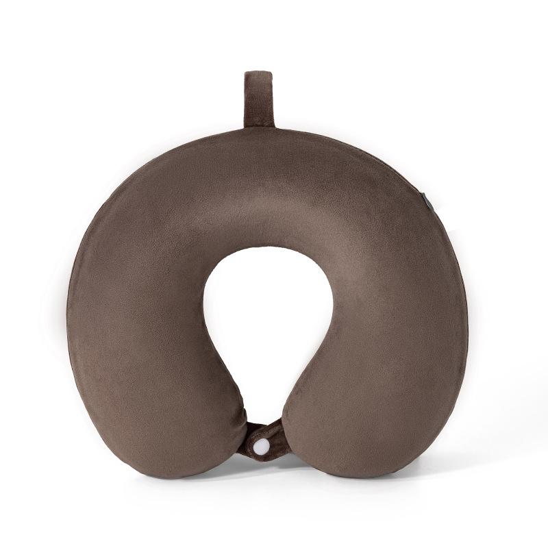 High Density Slow Rebound Memory Cotton Neck Pillow Portable Household Travel U-shaped Pillows 360 ° Surround Support Pads The Jacket Can Be Washed