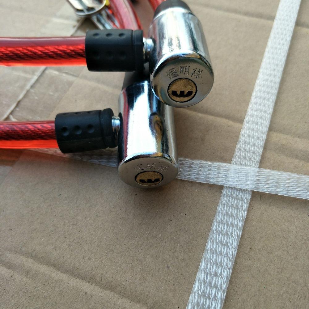 1 Pcs Bicycle Lock, Circular Wire Lock, Mountain Bike, Motorcycle Key, Anti-theft Lock, Ring Lock