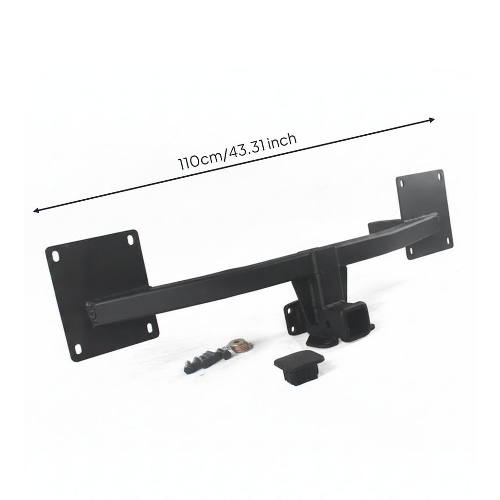 Electric Vehicle Series 3 Tow Hitch Bar Curved Receiver Rubber Cap
