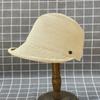 Japanese Casual Retro Crimped Equestrian Hat Summer Sunshade Straw Hat Women'S Travel Sunscreen Beach Straw Cap