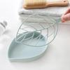 Leaf-Shaped Soap Dish 2 Layers Drain Soap Box Bathroom Dish Plate Case Home Shower Soap Holder Bathroom Accessories