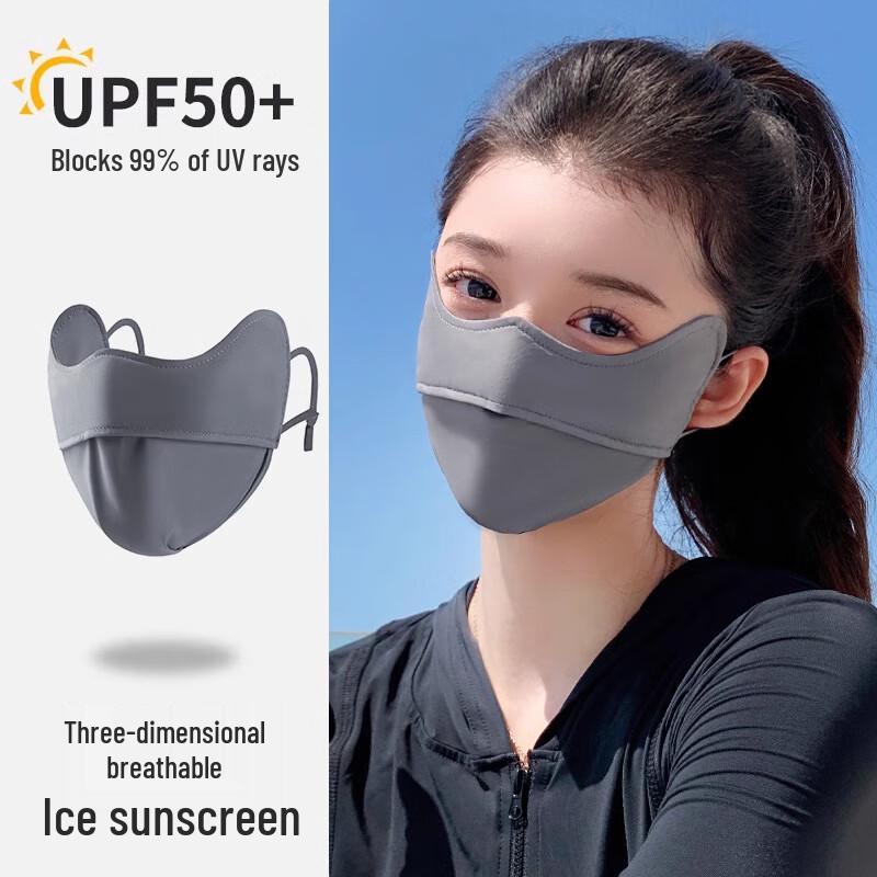 Women s Summer Full Face UV Protection Ice Silk Sun Mask