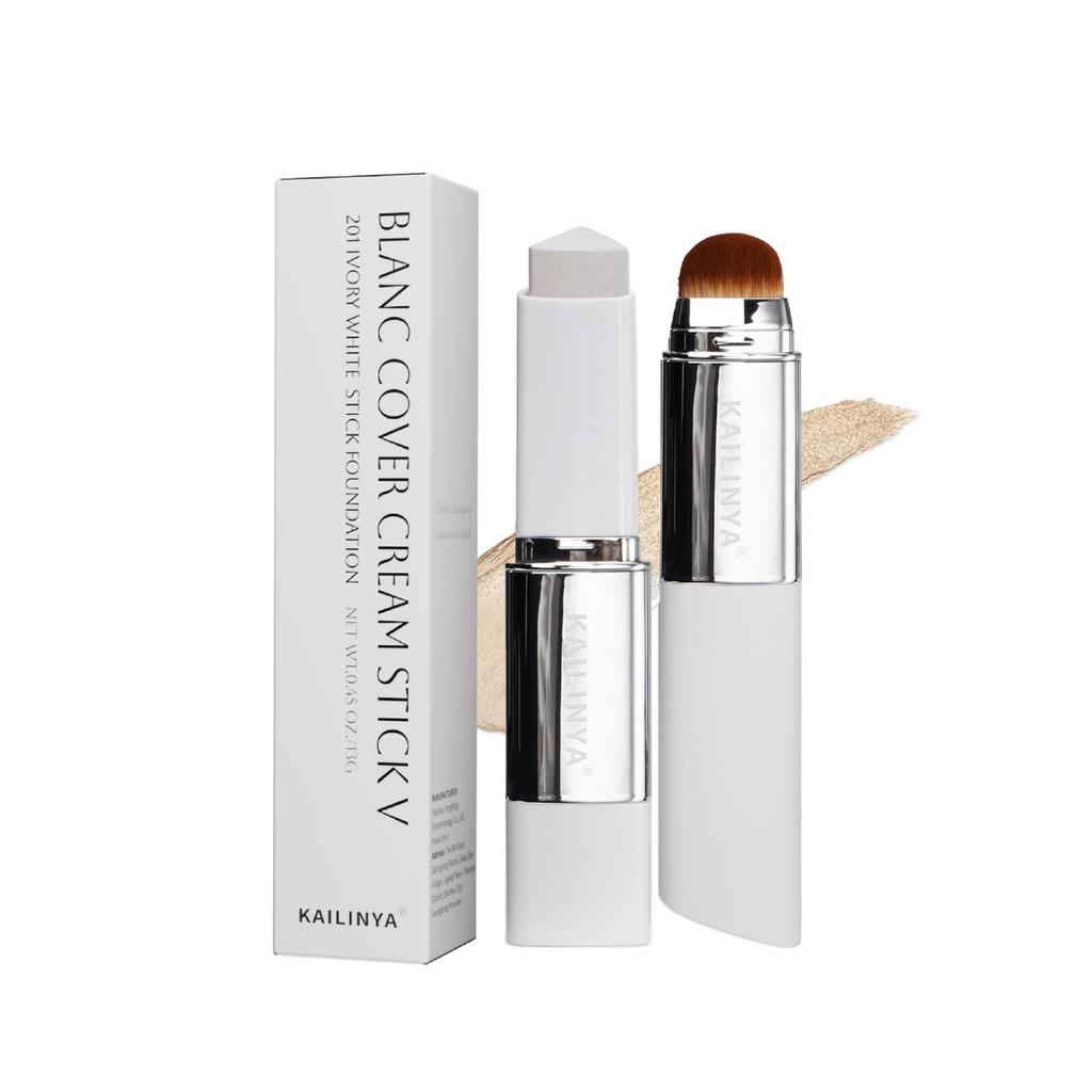 Doppelseitiger Farbwechselnder Foundation-Stick: Langanhaltender, wischfester Concealer & Kontur zur makellosen Verbesserung des Hauttons.