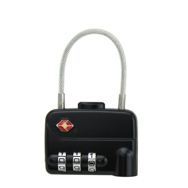 BBDHOME TSA Approved Customs Lock TSA320 Three Digit Combination Padlock-Customizable for Luggage Home & Travel Glass Door&Combination Padlock