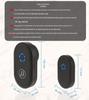 Long-Range Home Wireless Doorbell with Dual Receivers and Remote Control for Seniors