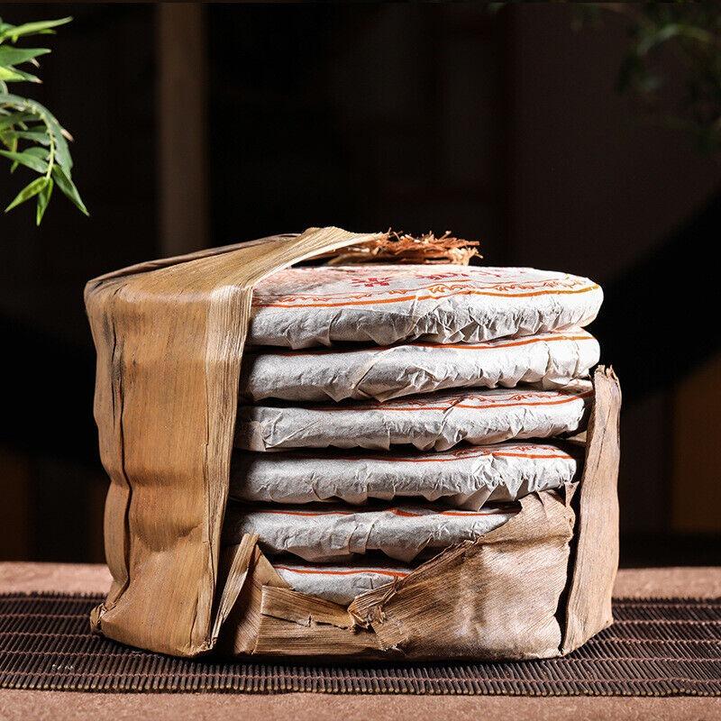 357g Yunnan Pu'er Ripe Tea Palace LaoBanzhang Seven Sons Pu'er Tea Cake
