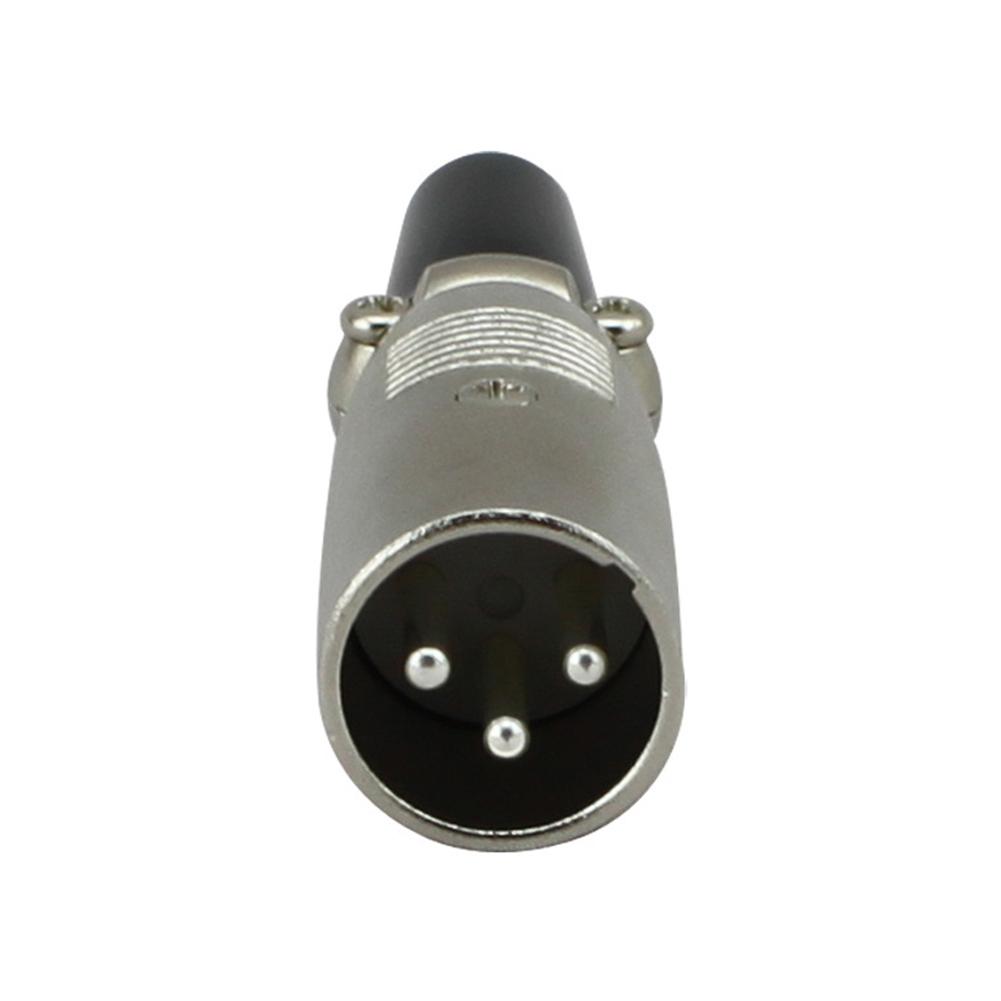 P676 3 Pin Male Plug Head Microphone Cable Mixer Plug