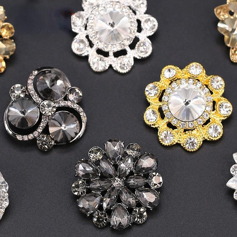 1pcs High-grade Coat Button for Clothing Metal Fur Button Mink Button Decorative Accessory
