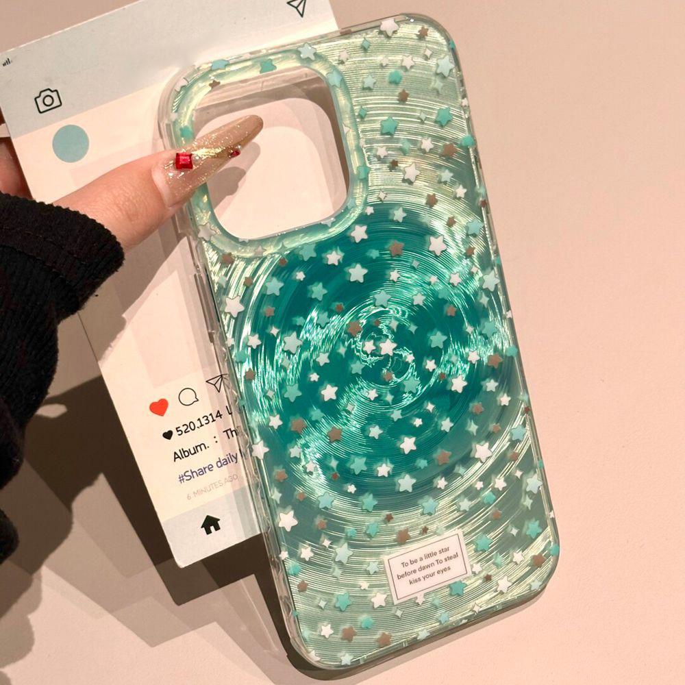 Stars Vortex Pattern Phone Case For iPhone 16 Pro Max Case For iPhone 11 14 13 12 15 Pro Max Anti-drop Shockproof Bumper Cover