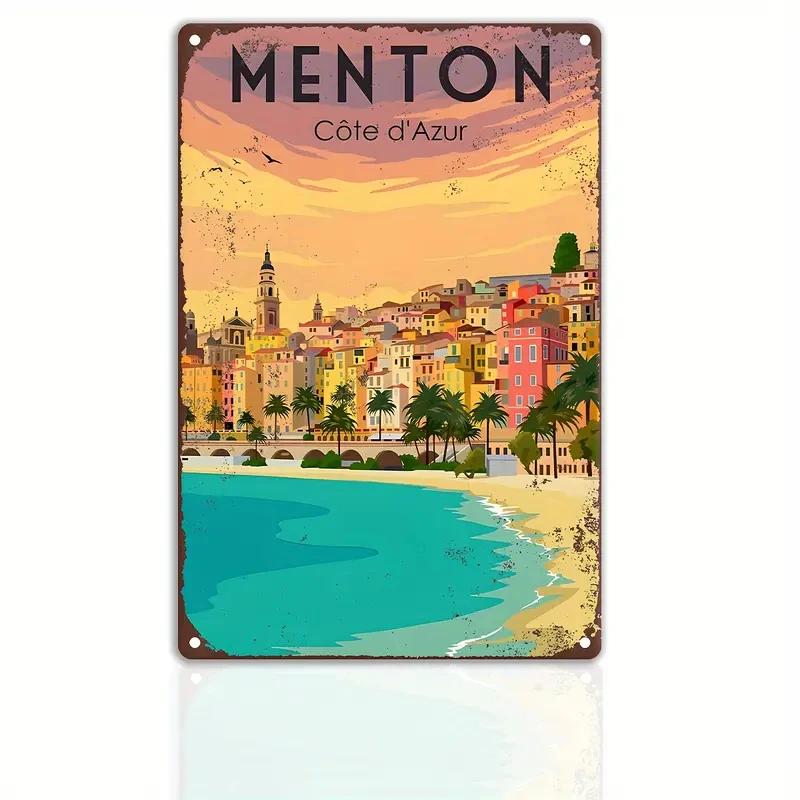 Travel Round The World Vintage Metal Sign.KENYA,EGYPT,PYRAMIDS Retro Poster,Home,Bar,Room,Hotel,Cafe,Club Garden Wall Decor G