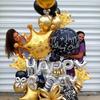 14pcs Big and Small Gold Crown Aluminum Film Balloon Set Party Decoration Photography Wedding  baby shower Birthday Supplies