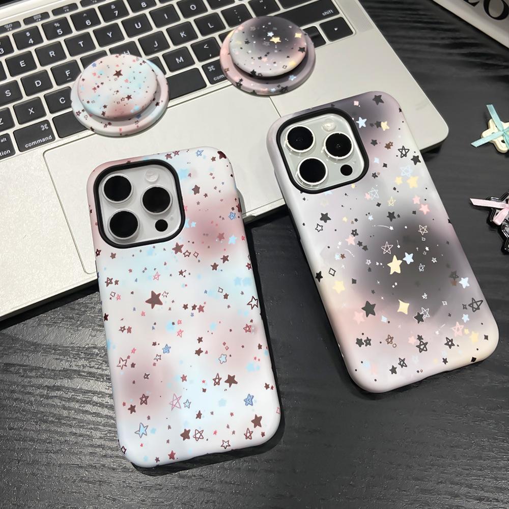 Apple 17/16promax magnetic suction mobile phone case is suitable for iPhone14 star matte 15 smudge protective case.