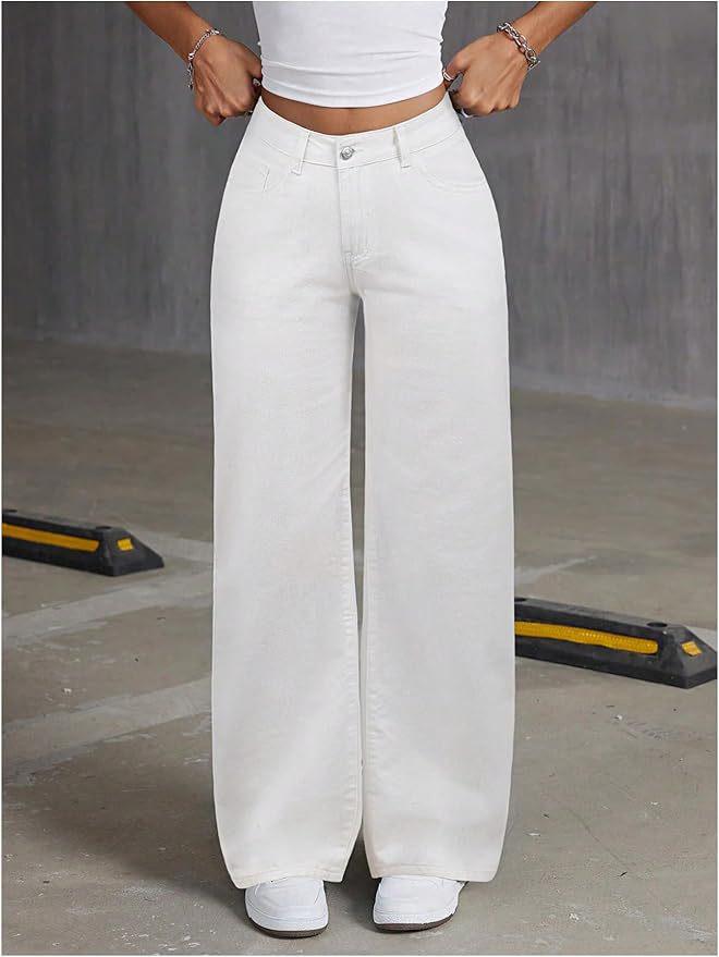 Bestselling High-Waisted Straight Loose Fashion Women's Denim Jeans - Global Style