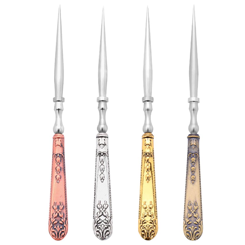 Embroidery Awl European Style Sewing Tool Sewing Awl Craft Accessories for Embroidery Leather Work Sewing