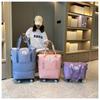 Extra-Large Expandable Travel Duffel with Wheels: Wet/Dry Separation, Lightweight & Practical for Prenatal Storage & Business Trips.