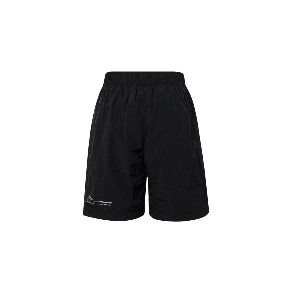 Jordan Solid Color Logo Woven Shorts Men Bottoms Black DQ7876-010