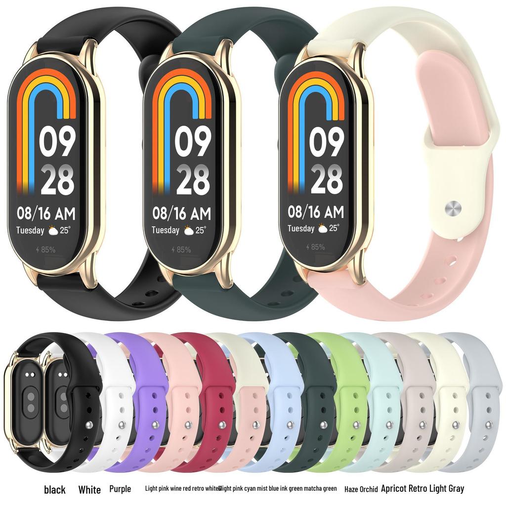 Correa de Silicona para Bandas Inteligentes Xiaomi 8-10 Pulsera de Repuesto
