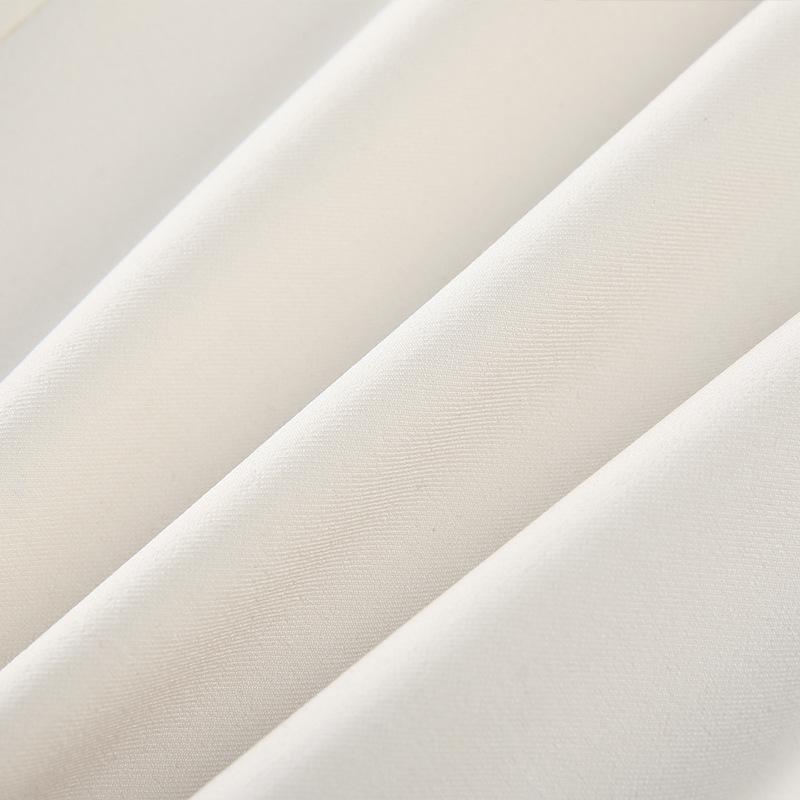 Women's White A-Line High Waist Midi Skirt - Spring 2025 Collection, Slimming and Bodycon Style