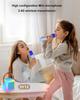 New Home Karaoke Machine Portable Bluetooth 5.3 PA Powerful Bass Speaker System with 2 Wireless Microphones Home Family Singing