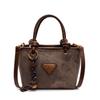 Spring new simple retro hand bucket bag women's shoulder bag high-end texture niche messenger bag
