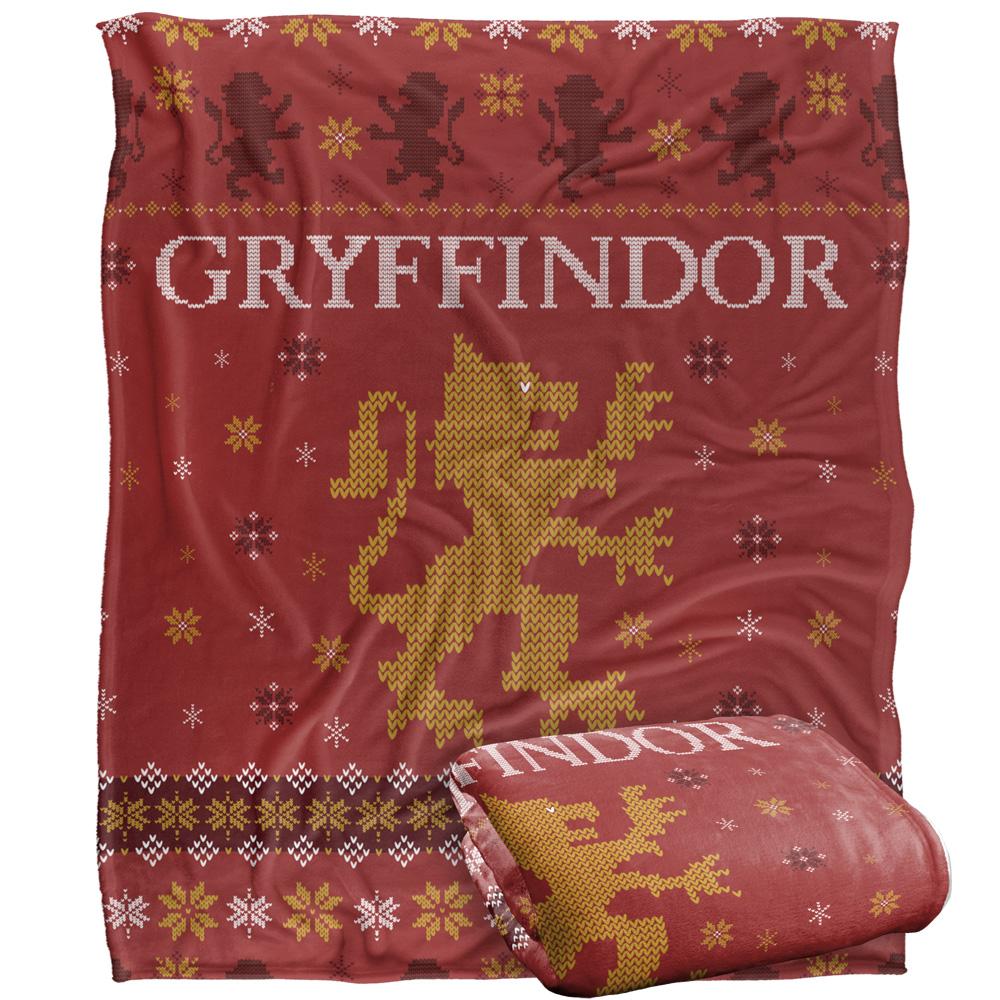 Harry Potter Gryffindor Fair Isle Blanket