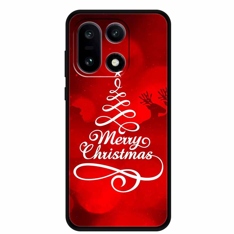 Christmas Phone Case For OnePlus 15 PLK110 Soft Silicone Christmas Tree Cover for OPPO OnePlus 1+ 15 Santa Claus Protective Case