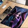 Dark Printed Carpetrugfor Office Chair Living Room Bedroom Kitchen Room Decor Gifts