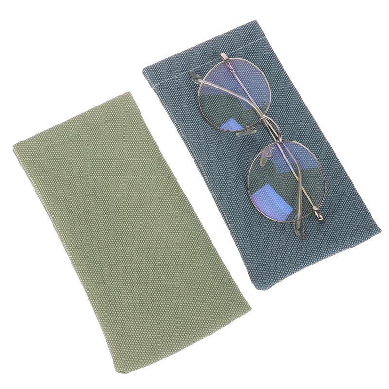 Soft Pu Glasses Bag Automatic Closed Eyewear Pouch Sunglasses Case Glasses Protective Cover Earphone Data Cable Storage Bag
