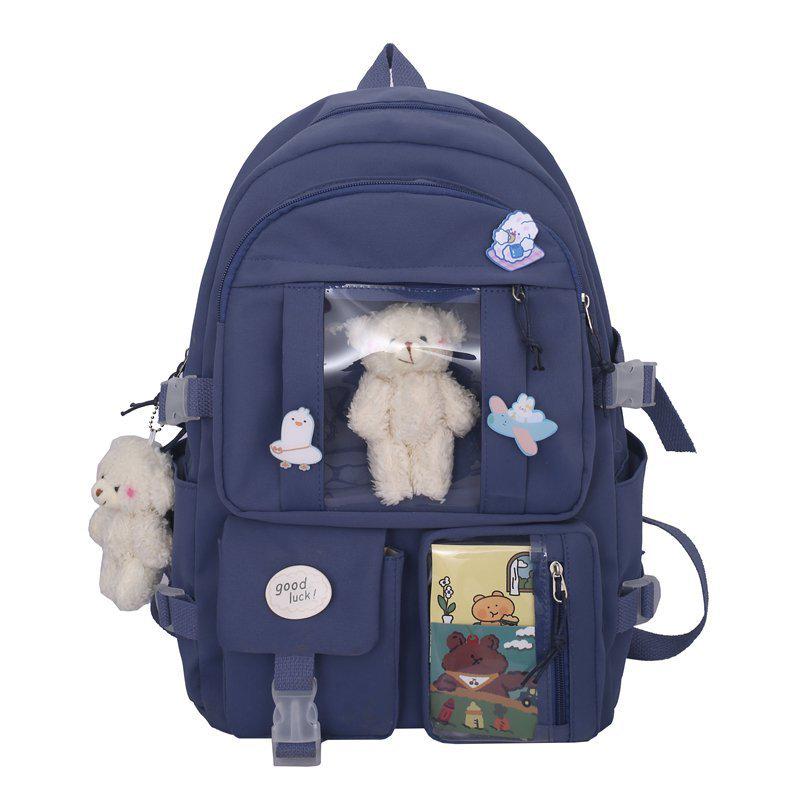 Stylish Large Capacity Korean Ulzzang Cartoon Backpack for Teen Girls