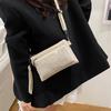 Women's Small Square Bag With Diamonds Shoulder Crossbody Bag