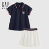 GAP Girls' Moisture-Wicking Bear Polo Set