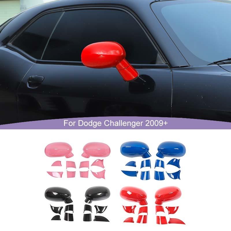 

ABS зеркало заднего вида декоративная крышка для Dodge Challenger 2009 Up автомобильные внешние аксессуары