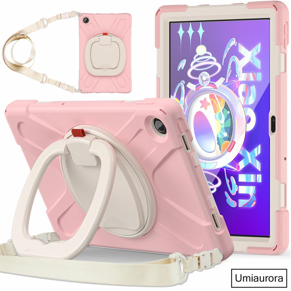 For Lenovo Tab M10 Plus TB-X606F 10.6 TB128FU 3rd 10.1 Inch TB328FU TB-X306F Shockproof Tablet Case Hand Ring Stand Rugged Funda