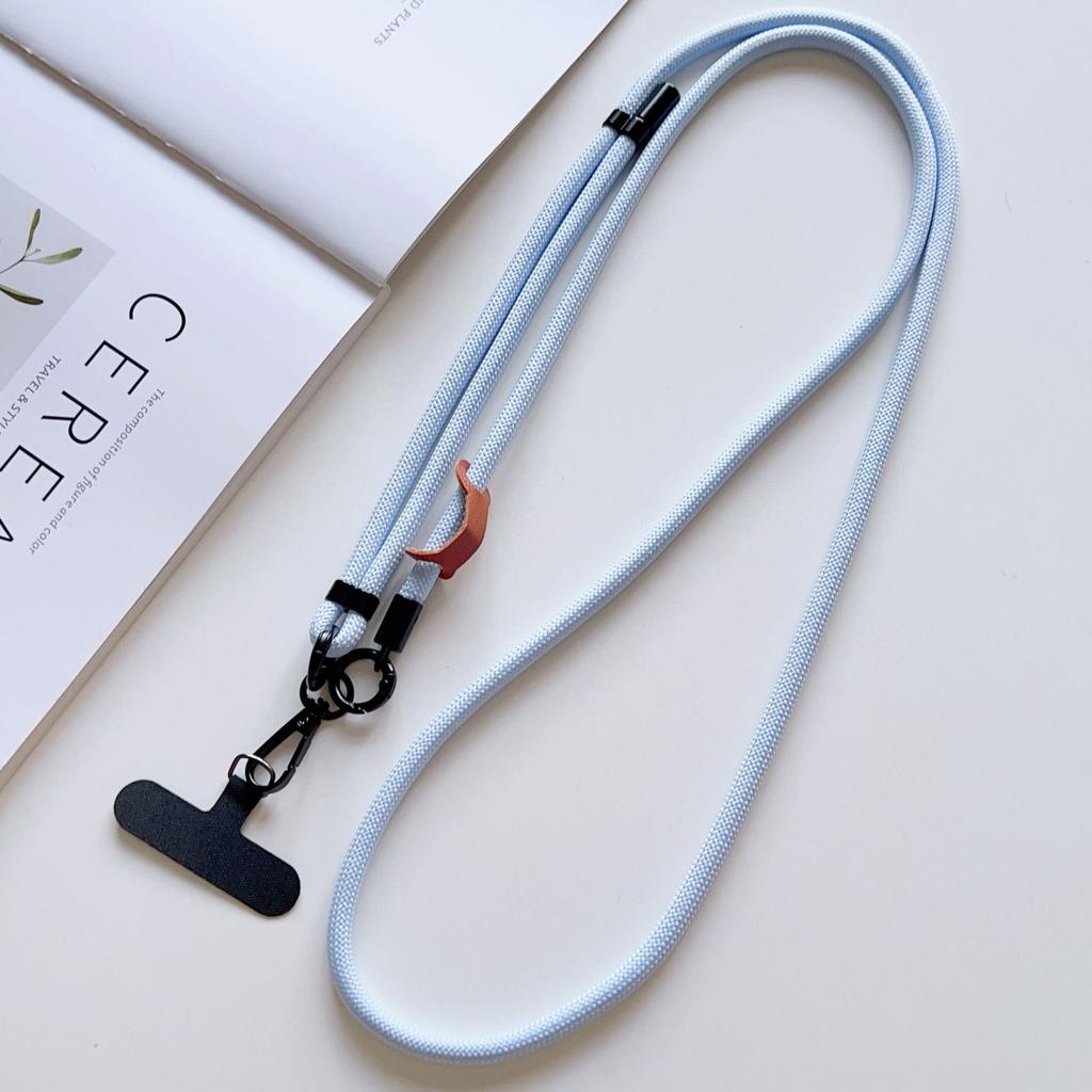 Uniwersalny Regulowany Smycz na Telefon Naszyjnik Crossbody Pasek do Etui na Telefon Długa Lina Wisząca z Klipsem Zapobiegający Zgubieniu Trwały i Solidny