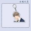Acrylic Keychain Women Bai Xian Yun Yan Cute Anime Character Key Chain Man BL Couple Keyring Pendant Jewelry