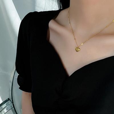 Heart Necklace for Women Gold Plated Love Heart Pendant Necklace Jewelry Love Gift