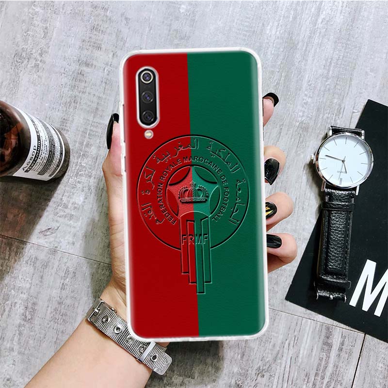 Morocco Flag Phone Case For Xiaomi Poco X7 X6 X5 Pro F7 Ultra Redmi 15C 15 13 13C 12 12C 10 10A 10C 9 9A 9C 9T Cover Poco X6 X5