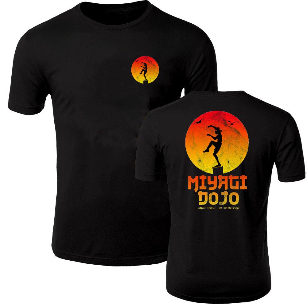 Men's Cotton Shirt New Cobra Kai Never Dies No Mercy Karate Kid Ufc Mma Shorts Sleeve Shirt Graphic T Shirts Vintage Streetwear