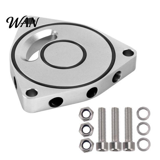 Double-layer Sealing Ring Gasket Turbo BOV Plate for Honda Civic 2015-2021 1.5T, CNC Aluminum Alloy Blow Off Valve Replacement, Exhaust Seal Pressure