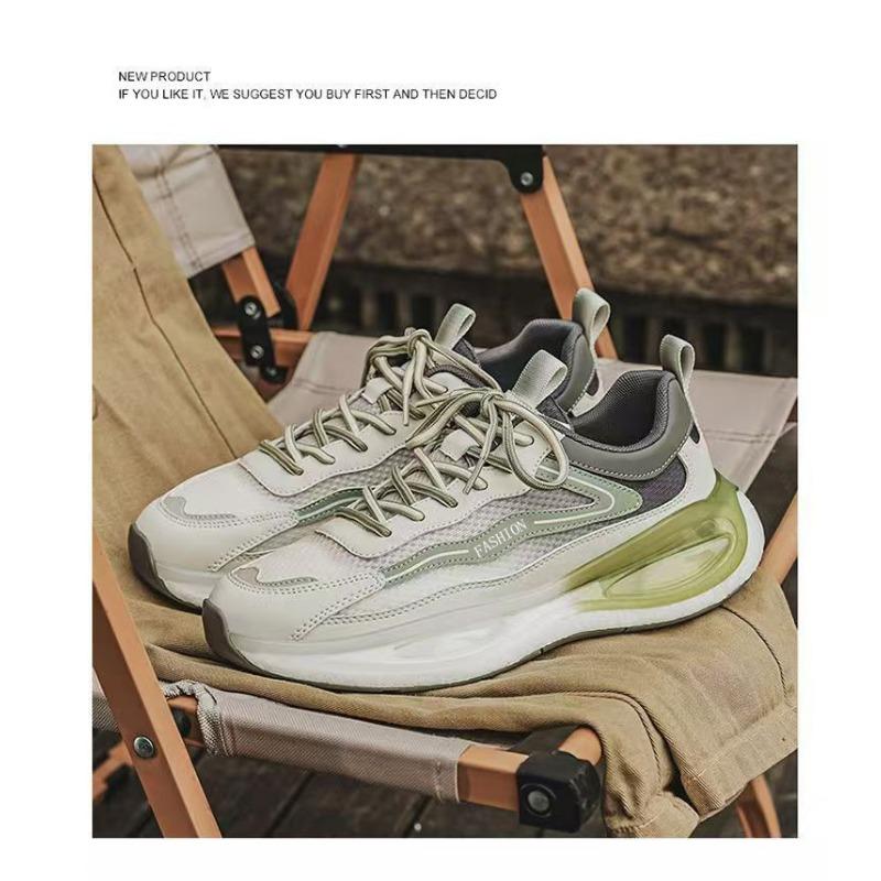 Mens Youth Casual Lightweight Air Cushion Non Slip Shock Absorption Running Shoes