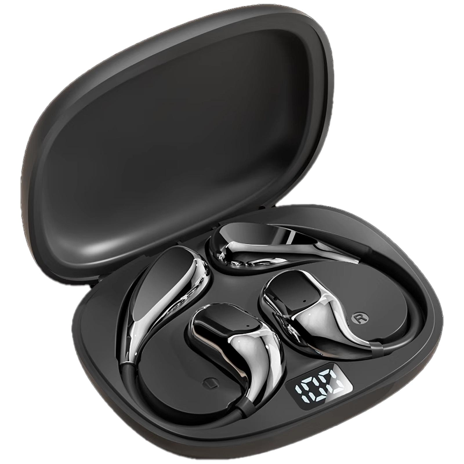 

Спортивные наушники-вкладыши с поддержкой Bluetooth 5.4, Hi-Fi стерео, глубокие басы, микрофон с шумоподавлением, время работы 50 часов, водонепроницаемость IP7 для бега