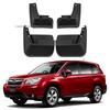 For Subaru Forester 2013-2018 Black TPE Mudguard Fender Flaps Anti-Splash Under Chassis Car Accessories
