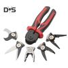 Allzweck-Werkzeugsatz, vielseitig, robust, multifunktional, Zangensatz mit ergonomischem Griff, austauschbares Handwerkzeug, Crimpzange