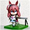 10cm #2665 Mihono Bourbon Uma Musume Pretty Derby Face Swap Chibi Action Figure Collectible Desktop Decor For Anime Fans
