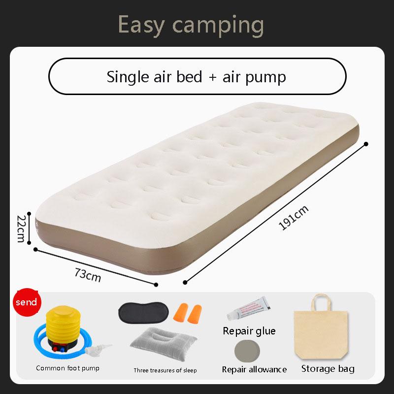 Air Bed Home Double Portable Outdoor Air Mattress Floor Single Thick Folding Portable Air Bed