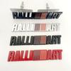 סמל רשת קדמית 3D מתכת סגנון רכב RalliArt סמל תא מטען אחורי מדבקה עבור RalliArt Lancer Ralli Art 9 10 Asx