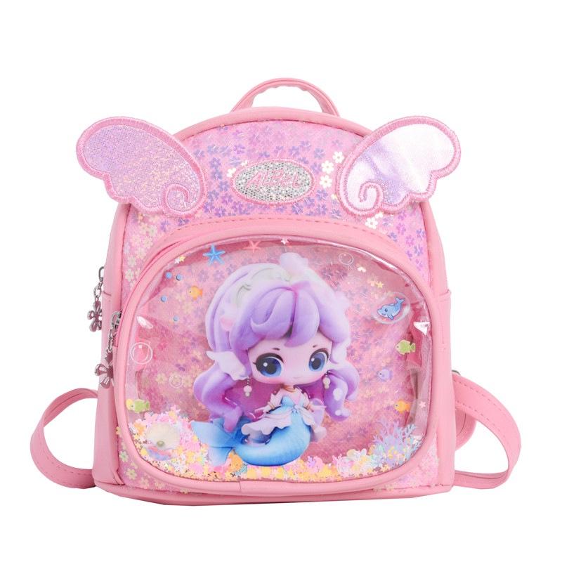 Pailletten Prinzessin Kinderrucksack - Niedlich, Leicht, Cartoon Vorschultasche für Kinder